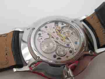 Jaeger-LeCoultre Master Control Ultra Thin 1000 hours. Manual wind. Steel. Black dial