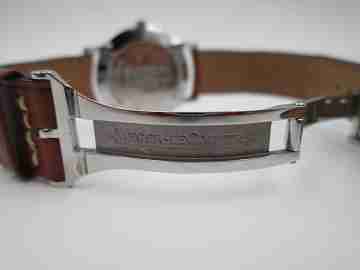 Jaeger-LeCoultre Master Control Ultra Thin 1000 hours. Manual wind. Steel. Strap. 2000's