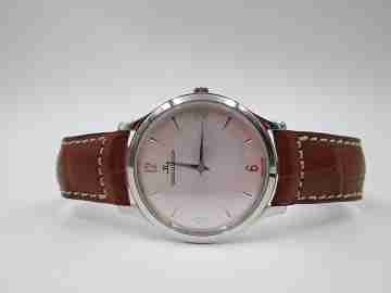 Jaeger-LeCoultre Master Control Ultra Thin 1000 hours. Manual wind. Steel. Strap. 2000's