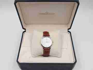 Jaeger-LeCoultre Master Control Ultra Thin 1000 hours. Manual wind. Steel. Strap. 2000's