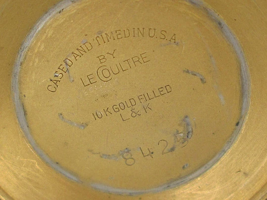 Jaeger LeCoultre Master Mariner reserva de marcha. Laminado oro 10k. Automático. 1950