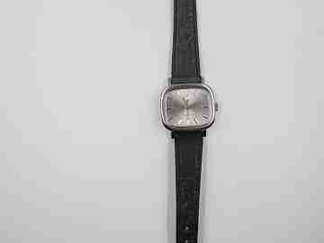 Jaz. Steel & chromed metal. Electronic. Woman. Swiss. 1970's