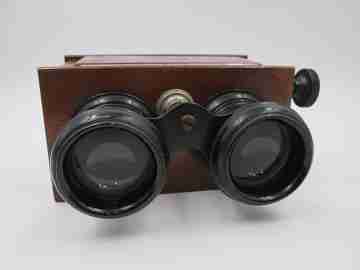 JCA 'Stereoskop' stereoscope handheld viewer. Glass slides. Box. Germany. 1935's