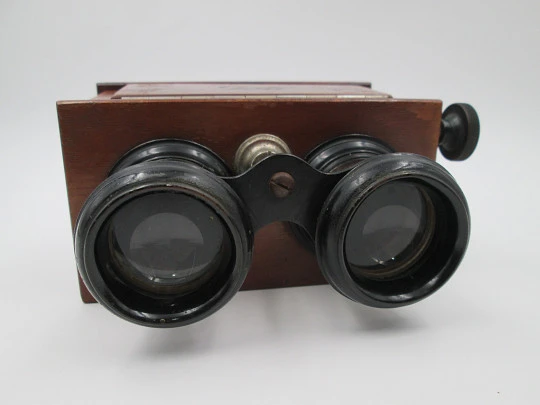 JCA 'Stereoskop' stereoscope handheld viewer. Glass slides. Box. Germany. 1935's