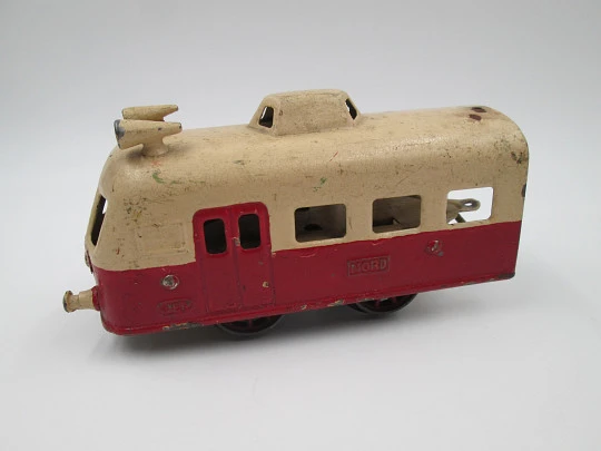 JEP  Bass-Volt S.57 locomotive and wagon. Tinplate. Transformer. 1930's