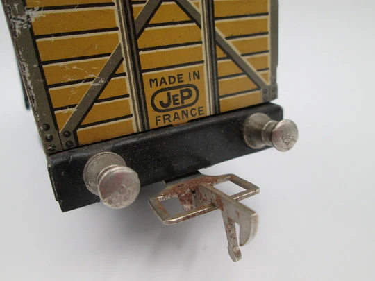 JEP SNCF wrecker crane wagon & JEP Unis platform wagon with freight crane