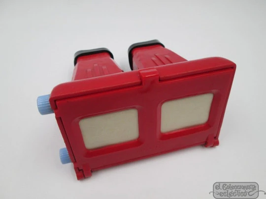 JIN bakelite stereoscope viewer. 7 rolls films. 1950's. Gargot. Box. Spain