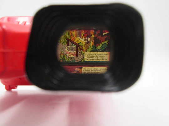 JIN bakelite stereoscope viewer. Four rolls films. 1950's. Gargot. Box. Spain