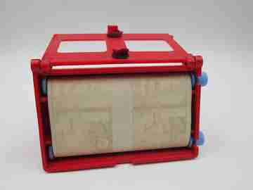 JIN bakelite stereoscope viewer. Four rolls films. 1950's. Gargot. Box. Spain
