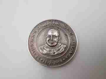 Joaquín Vilanova Camallonga beatification medal. Sterling silver. 2001