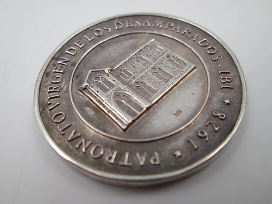 Joaquín Vilanova Camallonga beatification medal. Sterling silver. 2001