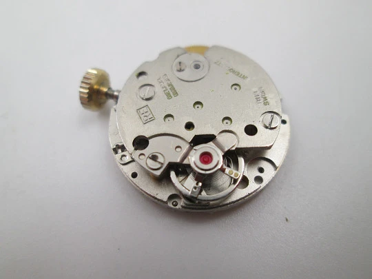 Jubilora pendant watch. Gold plated and steel. Key shape. Manual wind. Swiss. 1970's Jubilora pendant watch. Gold plated and steel. Key shape. Manual wind. Swiss. 1970's