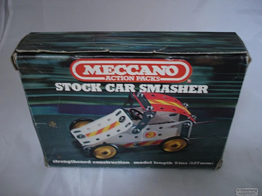 Juguete Meccano. Action Packs. 1980. Buggy. Caja e instrucciones