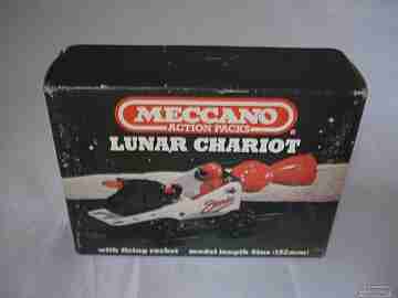Juguete Meccano. Action Packs. 1980. Vehículo lunar. Caja original