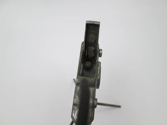 K.K.W. Photo-Flash camera table petrol lighter. Original box. Tripod & shutter release. Japan