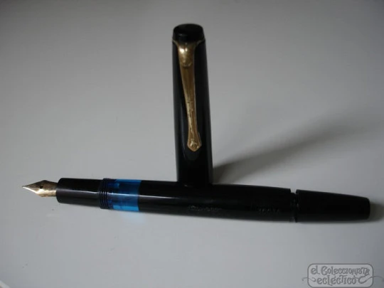 Kaweco 3001A transparent. Black plastic. 1960's. Germany