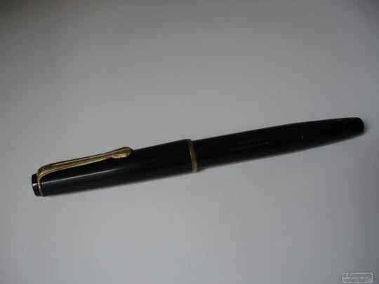 Kaweco 3001A. Transparent. Émbolo. Alemania. 1960. Plástico negro