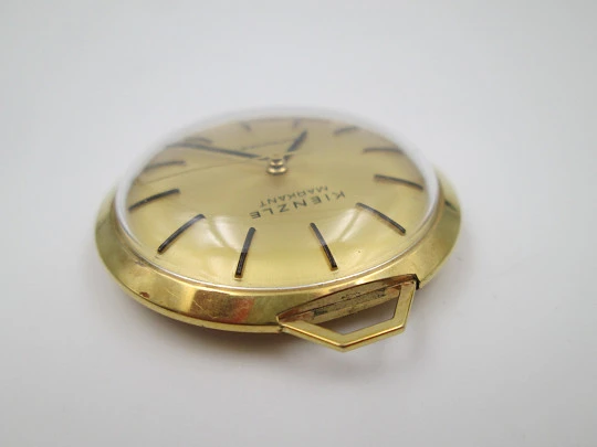 Kienzle Markant pendant watch. Gold plated metal. Manual wind. Germany. 1960's