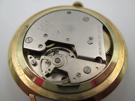 Kienzle Markant pendant watch. Gold plated metal. Manual wind. Germany. 1960's
