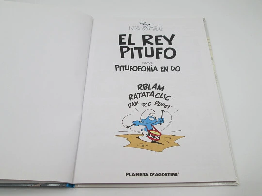 King Smurf and Smurfphony in C. Colour hardcover. Peyo drawings. Planeta, 2006.