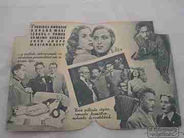 La culpa del otro. Mercedes Vecino. Troquelado. 1942. Doble. Color