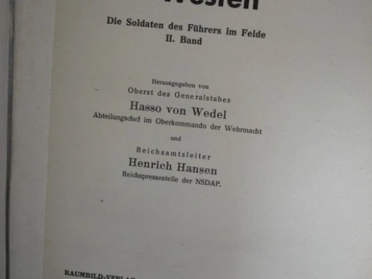 La lucha en el Oeste. Wehrmacht. 1940. Raumbild-Verlag. 100 fotos