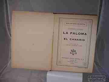 La paloma. 1936. Ramón Sopena. Biblioteca Selecta. C. Schmid