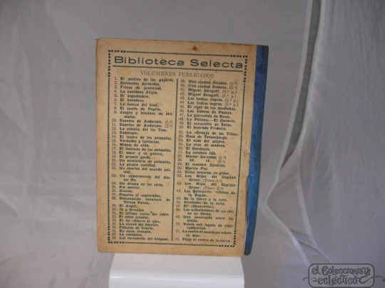 La paloma. 1936. Ramón Sopena. Biblioteca Selecta. C. Schmid