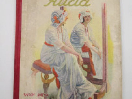 La vanidosa Alicia. Ramón Sopena. Biblioteca Selecta. Tapas duras. Ilustraciones. 1934