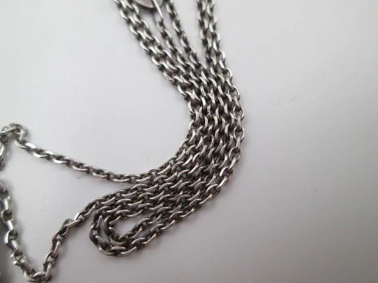 Lady of Mount Carmel sterling silver scapular / double reliquary. Book shape. 1940's. Spain Lady of Mount Carmel sterling silver scapular / double reliquary. Book shape. 1940's. Spain