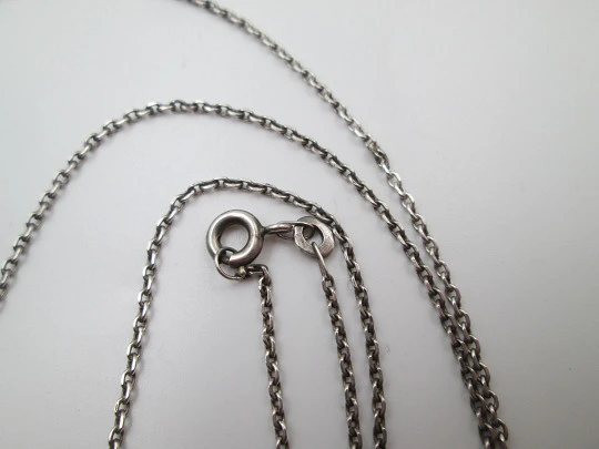 Lady of Mount Carmel sterling silver scapular / double reliquary. Book shape. 1940's. Spain Lady of Mount Carmel sterling silver scapular / double reliquary. Book shape. 1940's. Spain