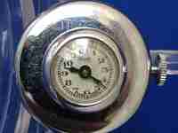 Lapel watch Rocar. Steel. Swiss. 1930's. Manual wind