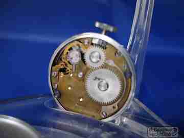 Lapel watch Rocar. Steel. Swiss. 1930's. Manual wind