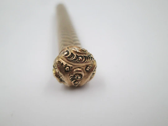 Lapicero mecánico extensible giratorio. Chapado oro. W.S. Hicks Lapicero mecánico extensible giratorio. Chapado oro. W.S. Hicks