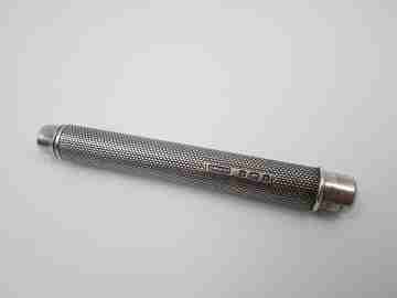Lapicero mecánico extensible giratorio. Plata ley. Sampson Mordan Everpoint 1843