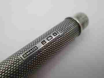 Lapicero mecánico extensible giratorio. Plata ley. Sampson Mordan Everpoint 1843