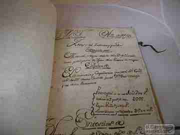 Legajo manuscrito Censo Redimir Año 1775. Firmas. Villa Torrelobatón