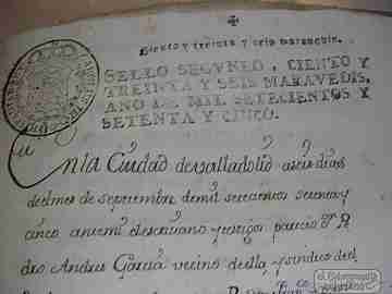 Legajo manuscrito Censo Redimir Año 1775. Firmas. Villa Torrelobatón