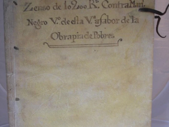 Legajo manuscrito Censo Redimir Año 1775. Firmas. Villa Torrelobatón