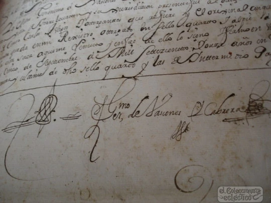 Legajo manuscrito Obrapía Huérfanas Año 1711. Sellos maravedíes