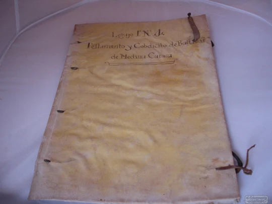 Legajo manuscrito Testamento y Codicilo Año 1644. Firmas. Valladolid