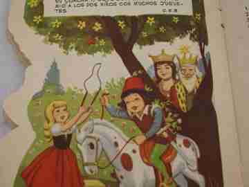 Libro infantil troquelado. 1961. Toray. Cazadores de estrellas