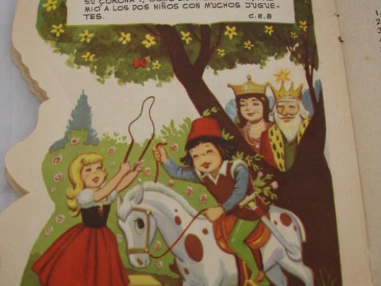 Libro infantil troquelado. 1961. Toray. Cazadores de estrellas
