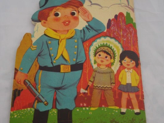 Libro infantil troquelado. 1962. Toray. El cabo valiente
