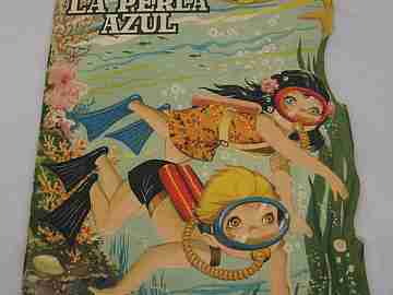 Libro infantil troquelado. La perla azul. Toray. Año 1961. Ayné
