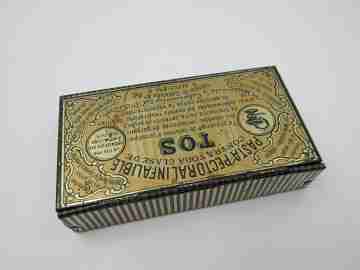 Lithographed tinplate box. Pectoral cough paste from Doctor Andreu. 1920's. Spain