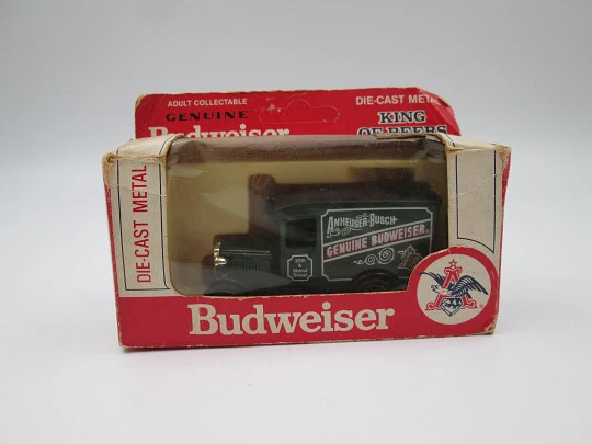 Lledo Modelos de Días Pasados. Furgoneta de reparto Budweiser. Metal fundido. 1980