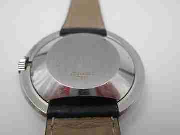 Longines Admiral HF. Steel. Date. Automatic. 1969. Swiss. Strap