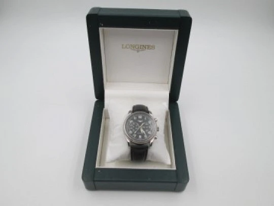 Longines Avigation Special Series chronograph. Steel. 2005's. Automatic