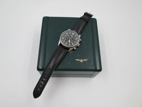 Longines Avigation Special Series chronograph. Steel. 2005's. Automatic